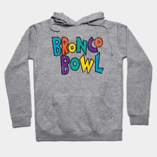 Bronco Bowl Dallas Texas Distressed Hoodie